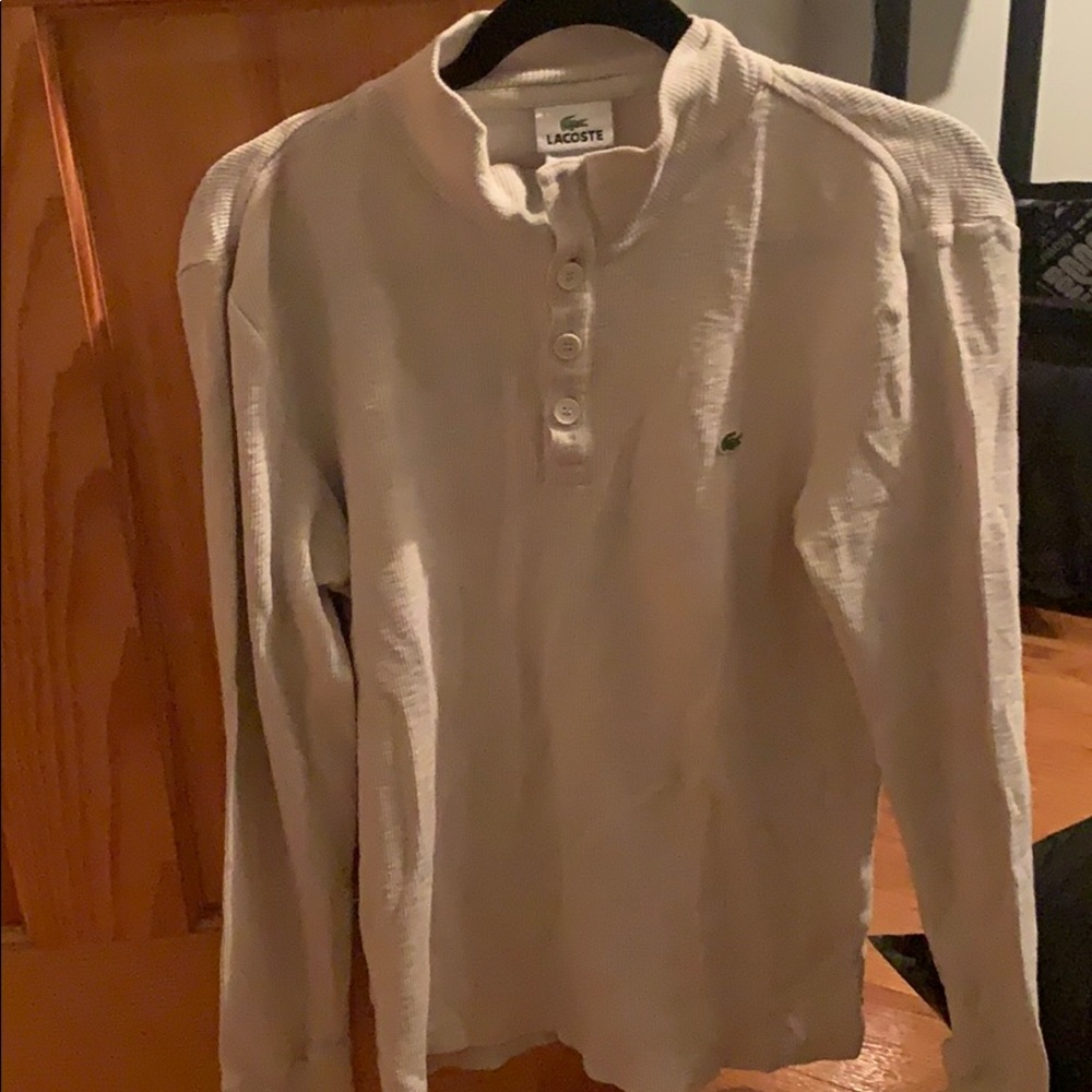 Lacoste Long Sleeve Henley Shirt